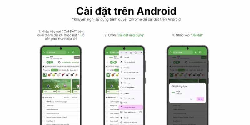 Tải ứng dụng OK9 Android